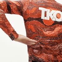 T.K.O. Woven Long Sleeve Jersey - T.K.O. Red