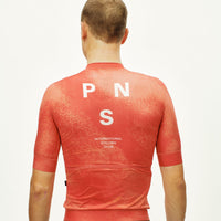 Mechanism Jersey - AOP Hibiscus Orange