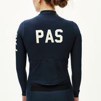 PAS Women's Mechanism Long Sleeve Jersey - Navy