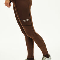 Pas Normal Studios Mænds Essential Thermal Long Bib - Light Brown