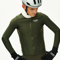 Pas Normal Studios Mechanism Thermal langærmet trøje til mænd - Dark Olive