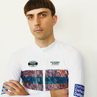 Pas Normal Studios T.K.O. Mechanism Langærmet trøje til mænd - Human Error White