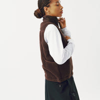 Pas Normal Studios Women's Off-Race Pile Fleecevest - Light Brown