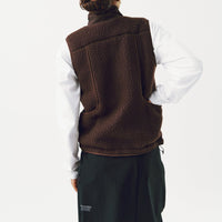 Pas Normal Studios Women's Off-Race Pile Fleecevest - Light Brown