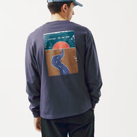 Pas Normal Studios Off Race Graphic Long Sleeve T-shirt - Steel