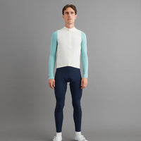 Pas Normal Studios Mechanism Langærmet trøje til mænd - Off White/Light Teal