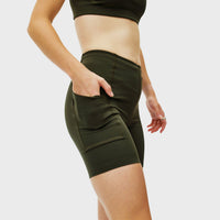 Pas Normal Studios Women's Balance Short Tights ND - Dark Olive