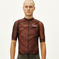 Mechanism Stow Away Gilet - AOP Light brown