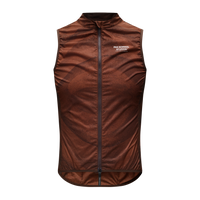 Mechanism Stow Away Gilet - AOP Light brown
