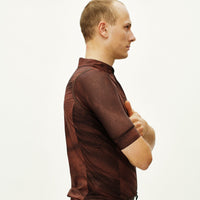 Mechanism Stow Away Gilet - AOP Light brown