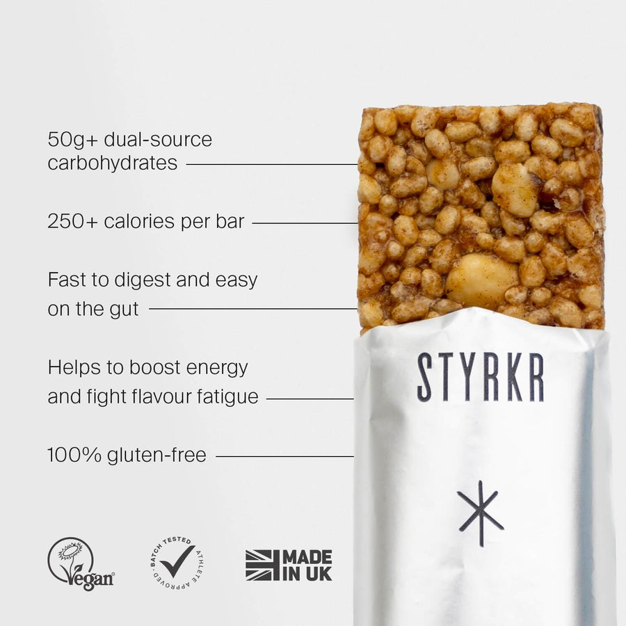 Styrkr Bar50 - Date, Almond & Sea Salt - Box