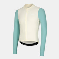 Pas Normal Studios Mechanism Langærmet trøje til mænd - Off White/Light Teal