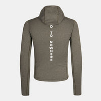 Pas Normal Studios - Men's Thermal Hooded Windproof Base Layer - Dark Stone