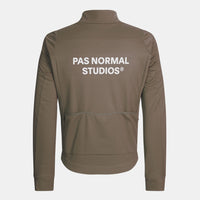 Pas Normal Studios Essential Thermal langærmet trøje til mænd - Ash Brown