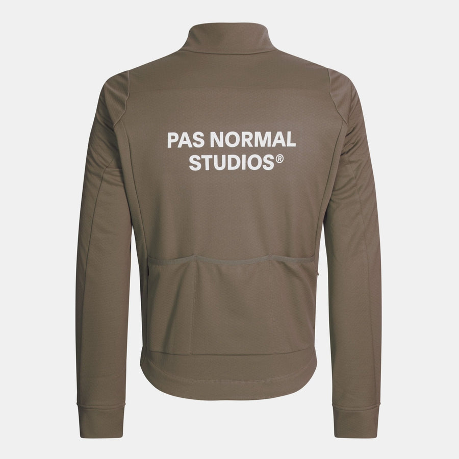 Pas Normal Studios Men's Essential Thermal Long Sleeve Jersey - Ash Brown