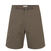 Pas Normal Studios Off Race Cotton Twill Shorts - Ash Brown
