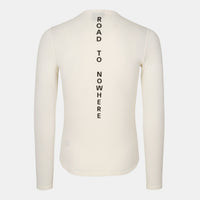 Pas Normal Studios Women's Thermal Long Sleeve Base Layer - Off White