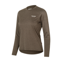 Pas Normal Studios Women's Balance Long Sleeve T-shirt - Dusty Brown