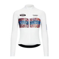 Pas Normal Studios Women's T.K.O. Mechanism Long Sleeve Jersey - Human Error White
