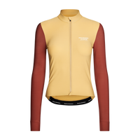 Pas Normal Studios Women's Mechanism Langærmet trøje til mænd - Camel / Maroon