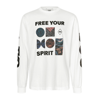 T.K.O. Off-Race Long Sleeve T-Shirt - White