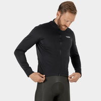 Pas Normal Studios Men's Essential Thermal Long Sleeve Jersey - Black