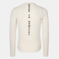 Pas Normal Studios Men's Thermal Long Sleeve Base Layer - Off White
