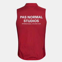Pas Normal Studios Men's Mechanism Stow Away Gilet - Deep Red