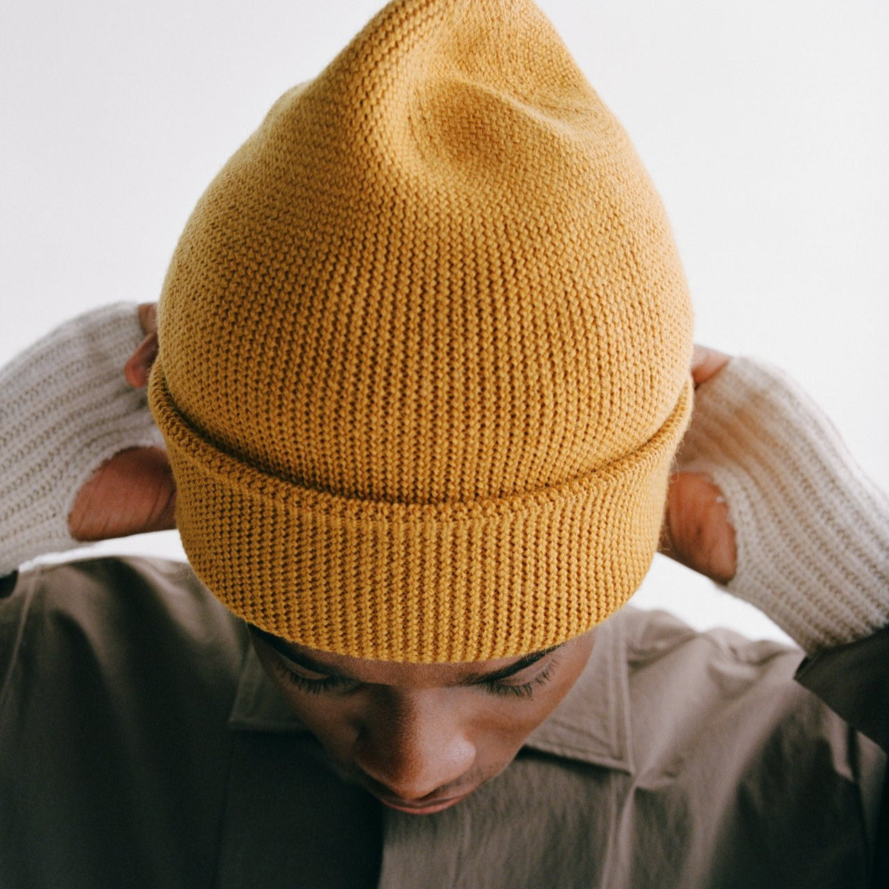 Pas Normal Studios Off-Race Heavy Knit Beanie - Cinnamon - One Size