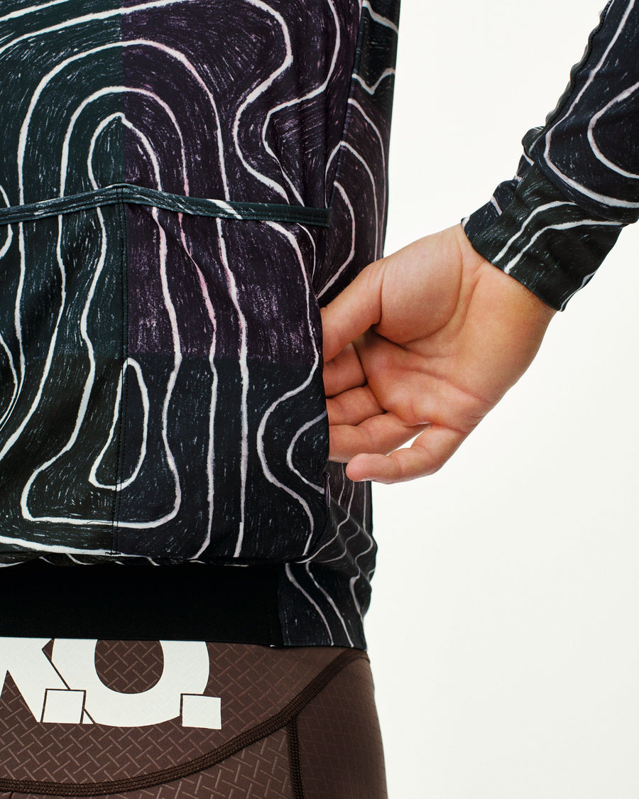 T.K.O. Mechanism Long Sleeve Jersey - T.K.O. Black Multi