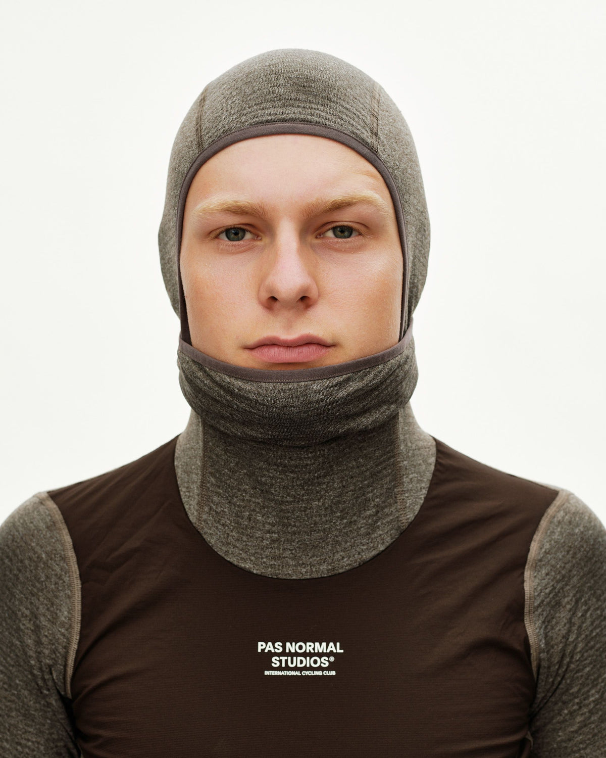 Thermal Hooded Windproof Baselayer - Dark Coffee