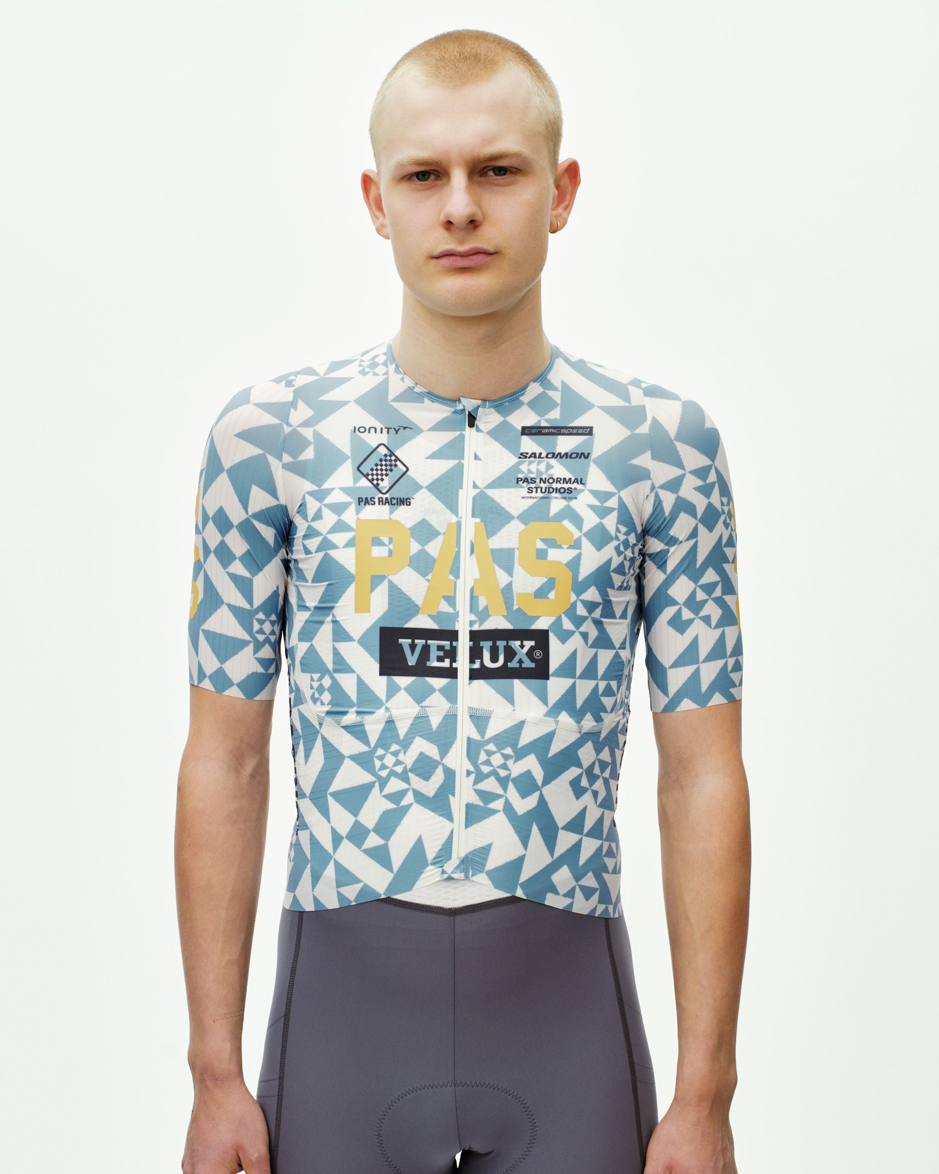 PAS Racing Mechanism Pro Jersey - AOP Origami Light Blue