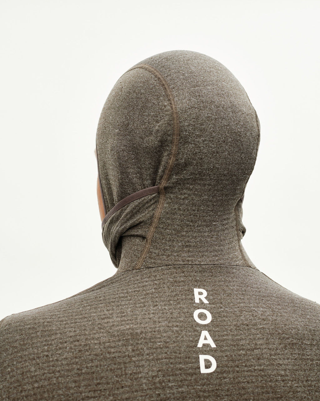 Thermal Hooded Windproof Baselayer - Dark Coffee
