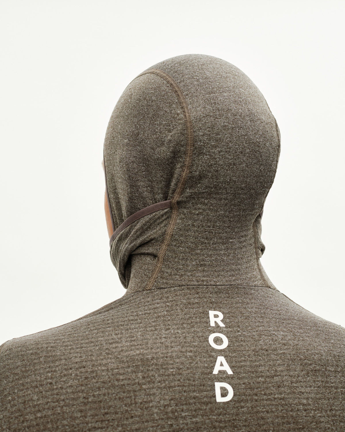 Thermal Hooded Windproof Baselayer - Dark Coffee