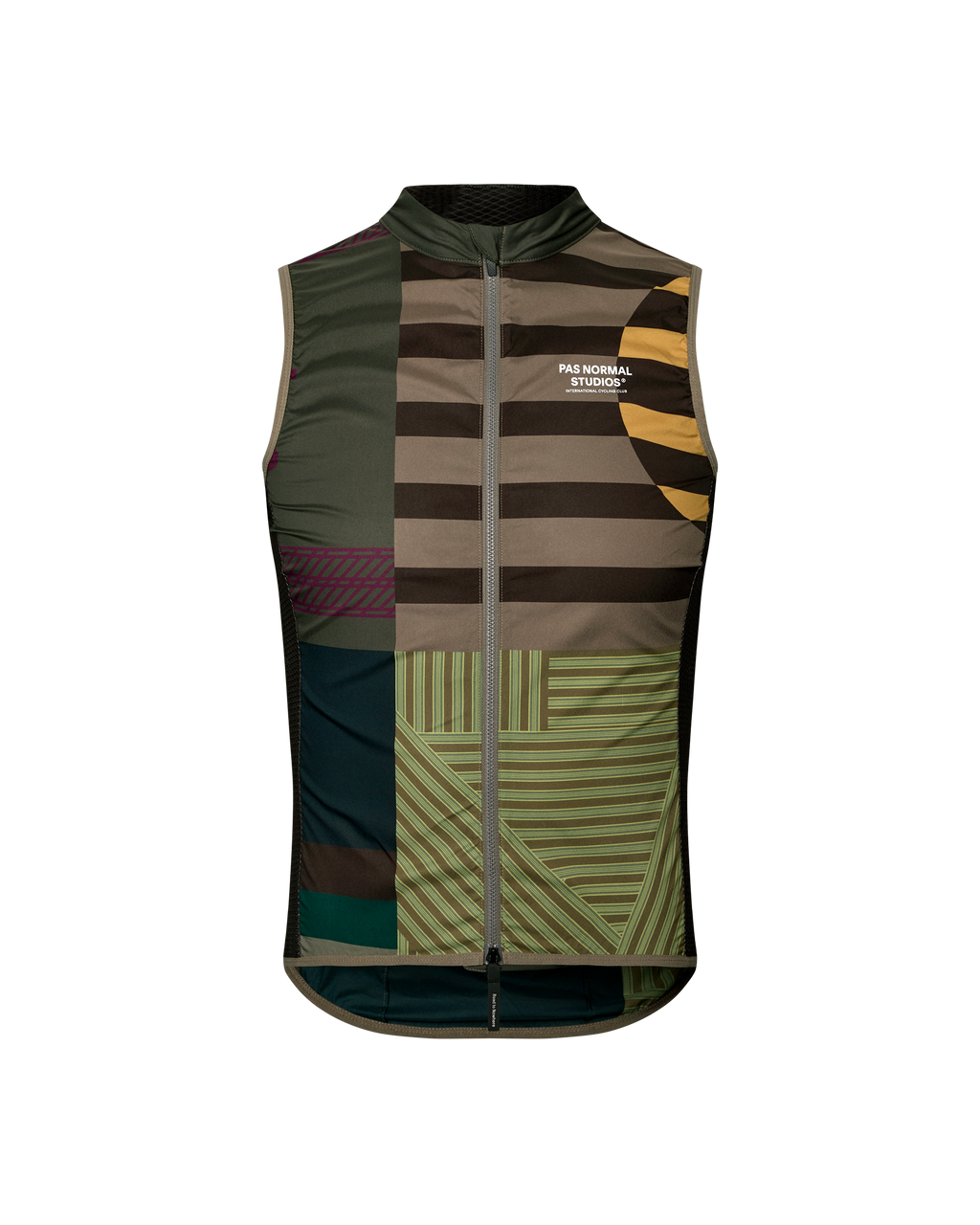 Mechanism Stow Away Gilet - AOP International Earth