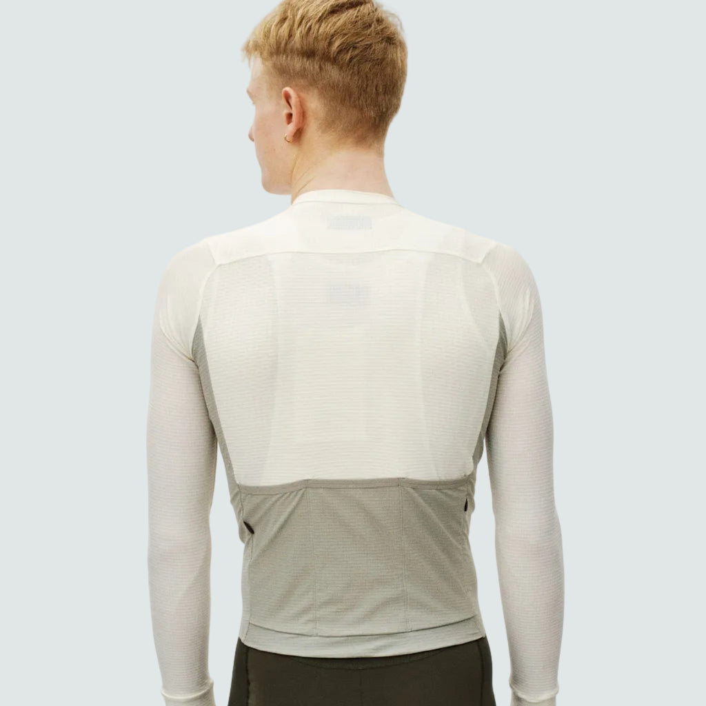 Mechanism Pro Long Sleeve Jersey - Off White / Light Grey