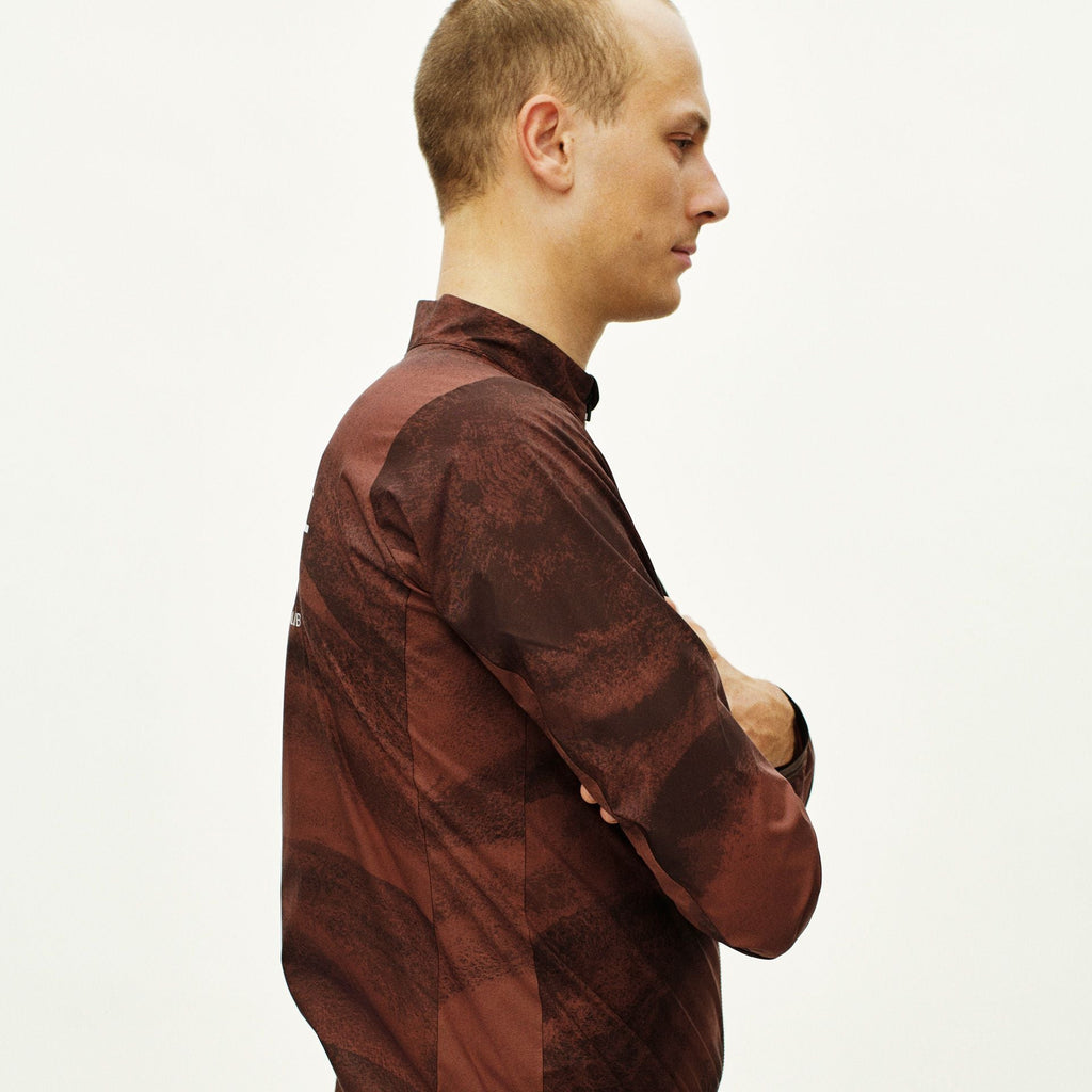 Mechanism Stow Away Jacket - AOP Light brown