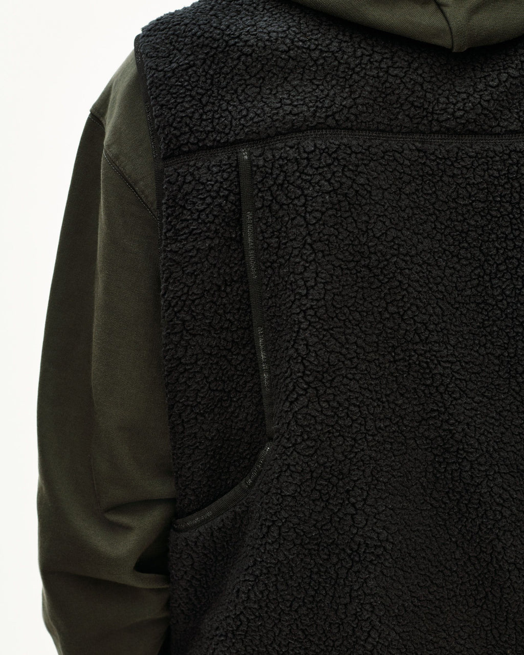 Off-Race Pile Fleece Vest - Black