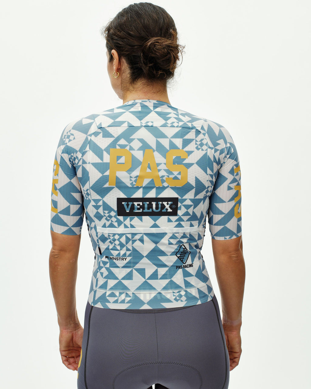PAS Racing Women´s Mechanism Pro Jersey - AOP Origami Light Blue