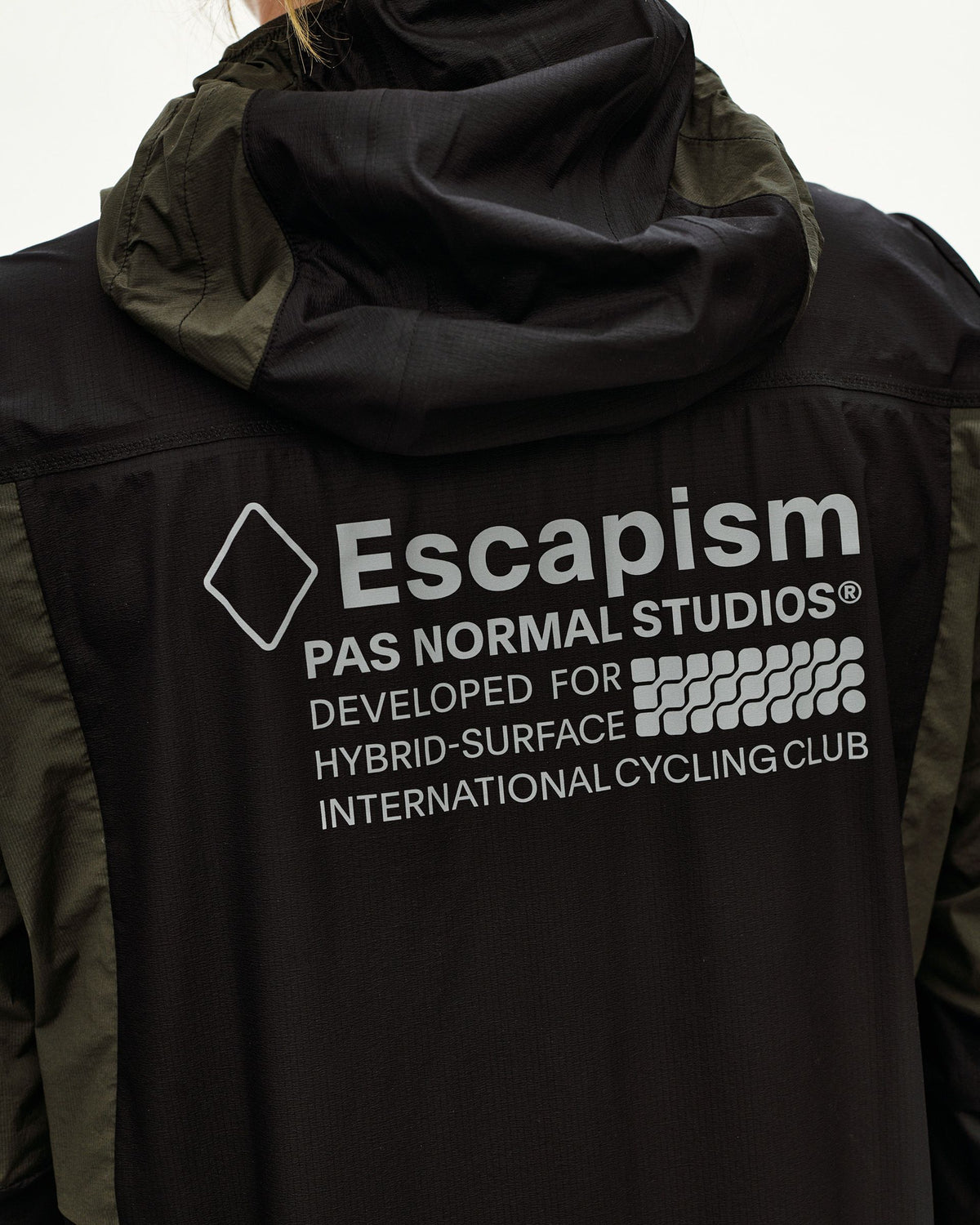 Escapism Hooded Lightweight Jacket - Black
