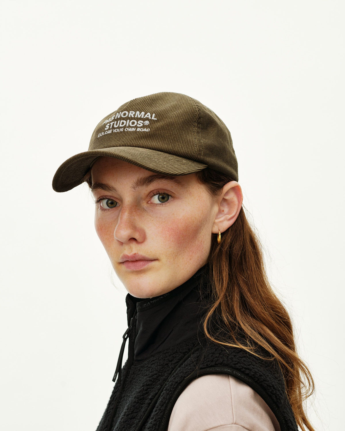 Off-Race Tech Corduroy Cap - Deep Olive