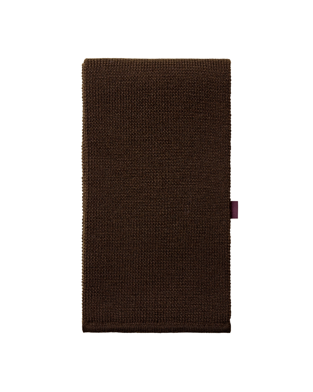 Off-Race Knit Scarf - Light Brown