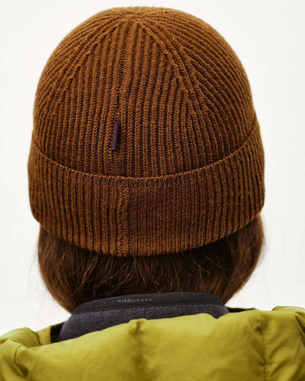 Off-Race Merino Knit Beanie - Wood
