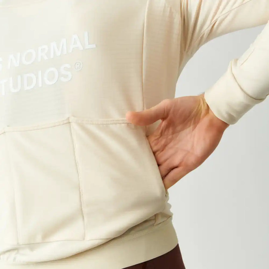 Pas Normal Studios Men's Essential Long Sleeve Jersey - Off White