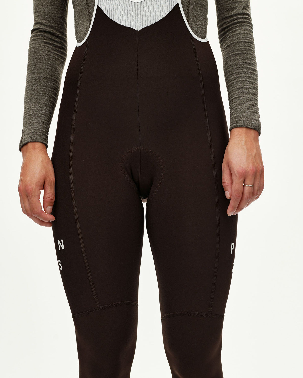 Women´s Mechanism Thermal Long Bibs - Dark Coffee