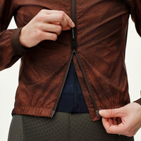 Women´s Mechanism Stow Away Jacket - AOP Light brown
