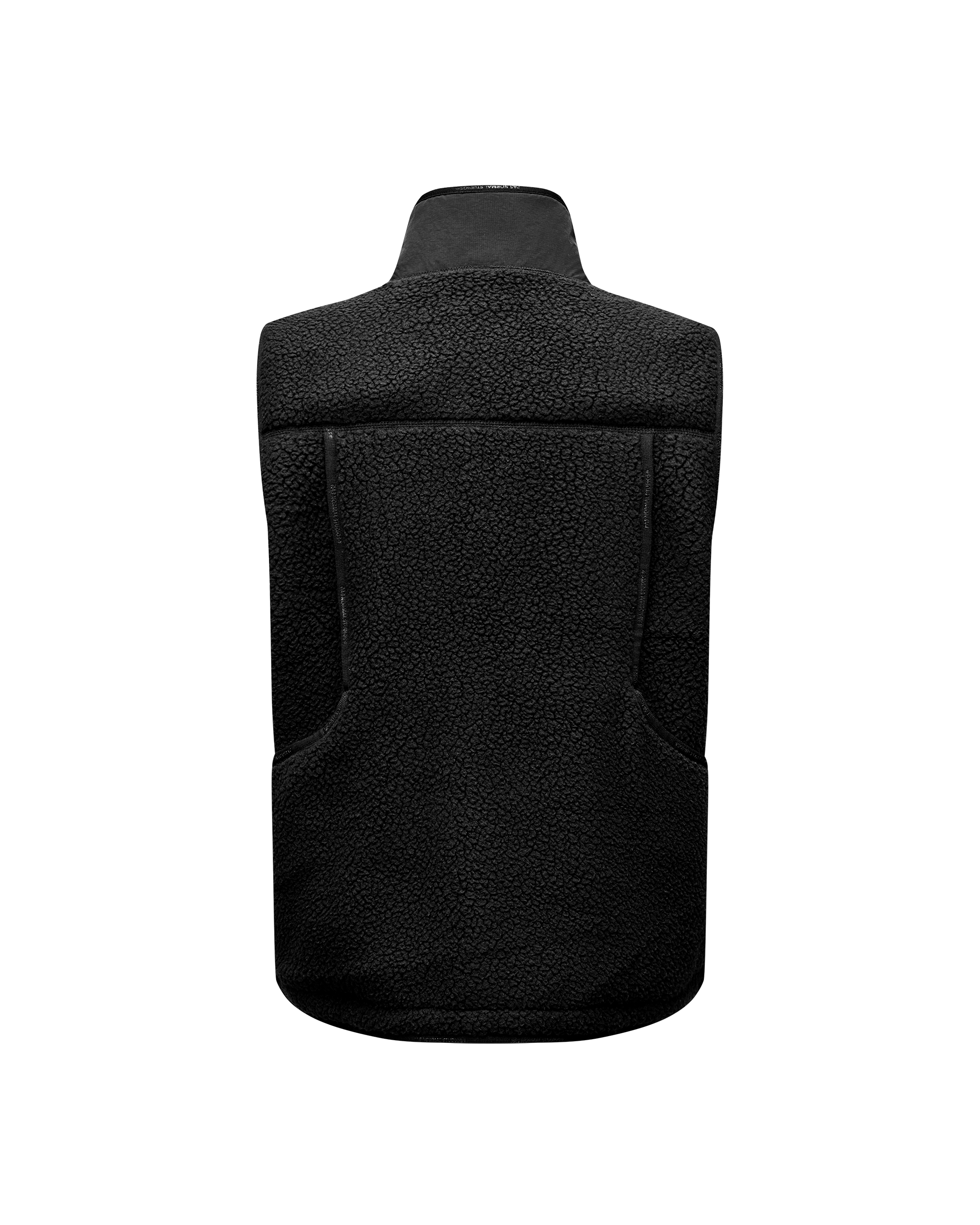 Off-Race Pile Fleece Vest - Black