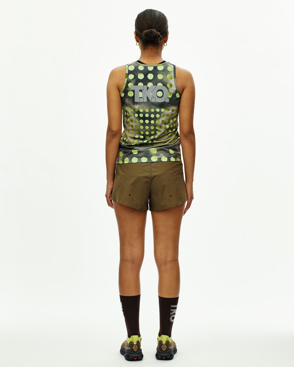 Womens T.K.O. Balance Shorts - Dark Stone