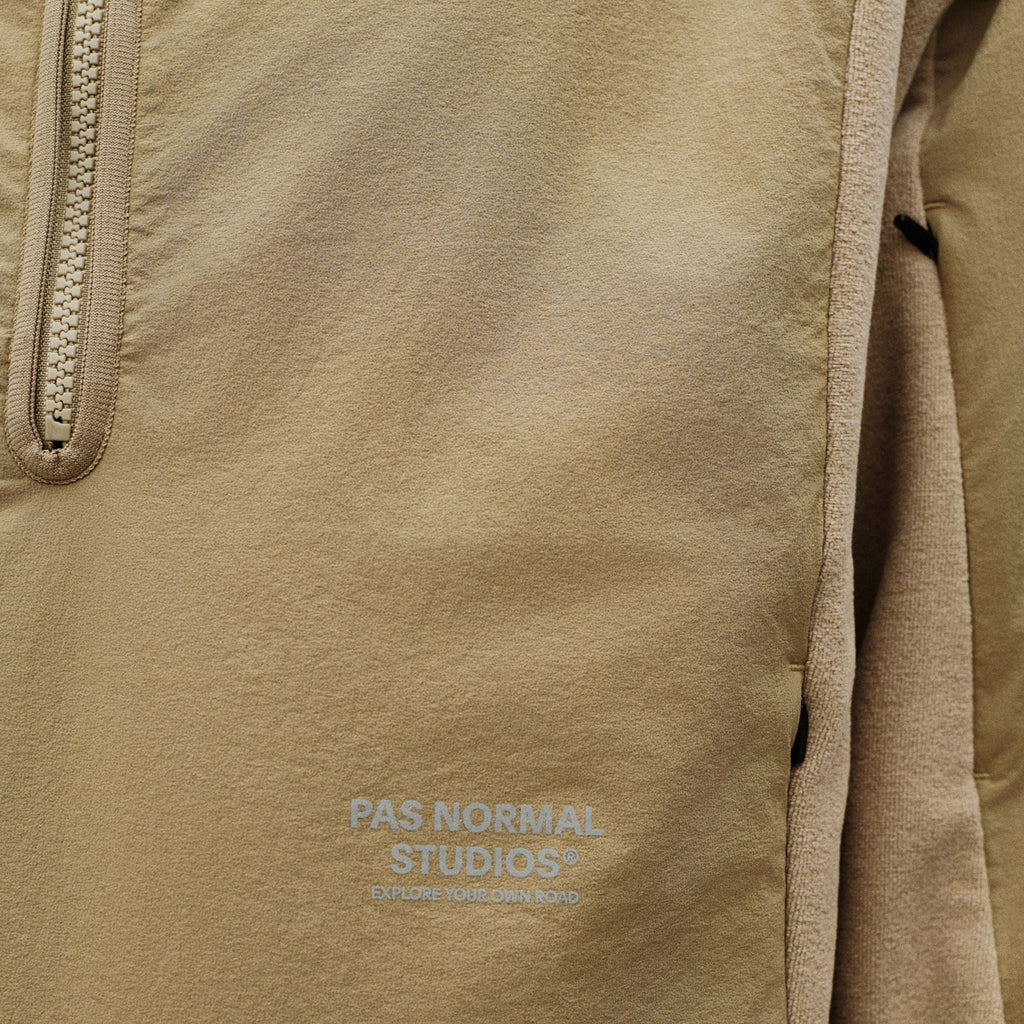 Off-Race Light Fleece Half-Zip - Beige