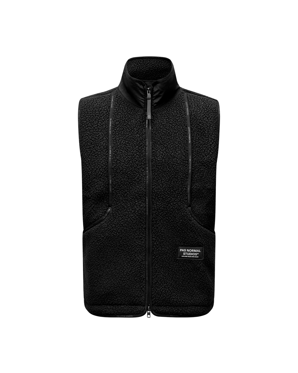 Off-Race Pile Fleece Vest - Black